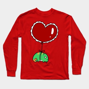 Heart Balloon Chameleon Long Sleeve T-Shirt